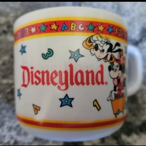 Vintage Disneyland kids mug